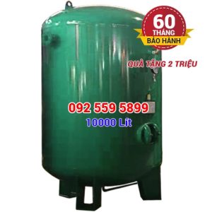 Bình khí nén 10000 lít (10m3) có cửa thăm, mặt bích - Etank