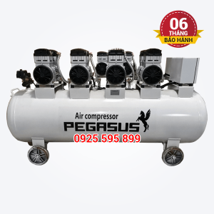 Máy nén khí không dầu giảm âm Pegasus TM-OF1100x4-300L