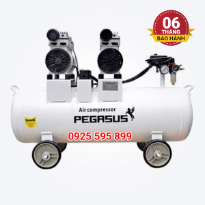 Máy nén khí không dầu giảm âm Pegasus TM-OF750x2-70L