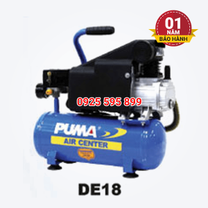 Máy nén khí đầu liền Puma DE18 (1 HP) 15L
