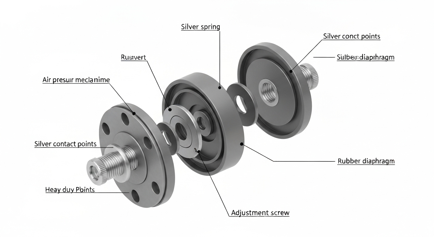 Relay áp suất là gì và vai trò cốt lõi trong máy nén khí