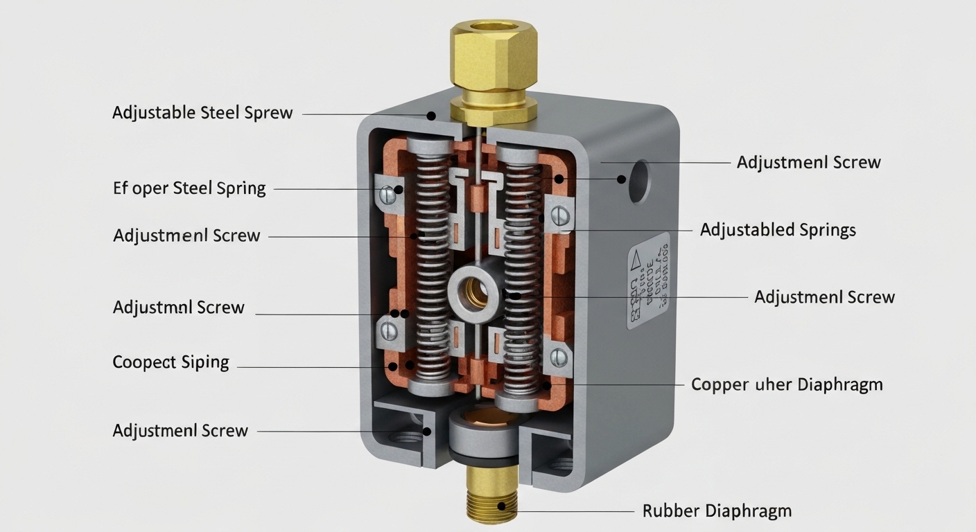 Tất tần tật về rơ le áp suất máy nén khí và nguyên lý hoạt động